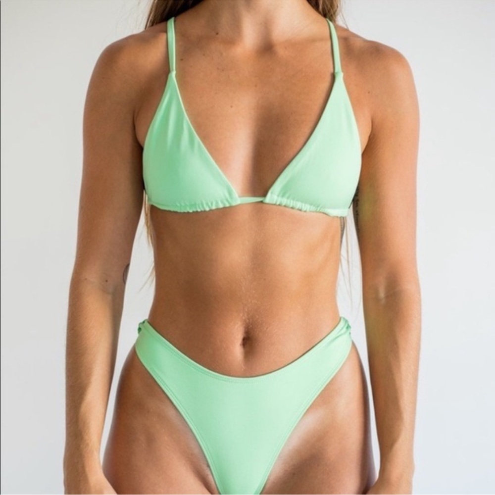 Knight swim - lime green bikini